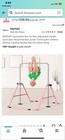 Fbsport Gymnastics Bar For Kids  Adjustable Height Gymnastic Horizontal Pink 