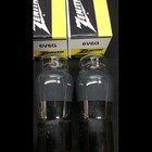 Great Pair Zenith 6v6g Engraved Amplifier Vintage Vacuum Tubes Tested F 9507