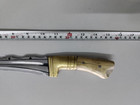 Antique 1921 Dirk Woot Deer Antler Dagger Damascus Stag Vintage Rare Collectible