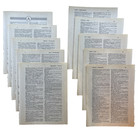 Vintage Dictionary Pages Lot Of 20 Aged Paper For Collage Art Crafts 9x7