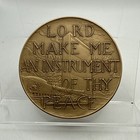 1965 Paul Vi Mission To The United Nations New York Bronze Medal Medallic Art 