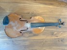 Antique Violin     Eduard Reichert Dresden Label  1909      Flamed Maple Back     Coff