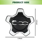 Wheel Center Cap 4pcs Compatible With 2016-2022 Fiat 500x Replaces 6an69lxhaa