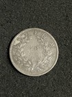 Burma 1852 1 Kyat Silver Peacock Rupee King Mindon Km  10 Vf  bb107 