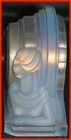 Sabino Opalescent Glass Clock Model Bustes De Femmes 8102