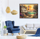 Diamond Painting Kits For Adults cottage By The Sea Tree 5d Diy Diamond Art Kits