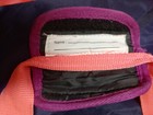 Reebok Gym Bag Women s Duffle Bag Shoulder Strap Name Tag Peach   Purple 18 Inch