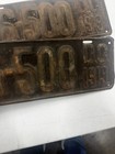 1919 Washington Dc License Plates Matched Pair 1919 Dc License Plates