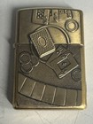 Zippo 1997 Barrett Smythe Black Jack Surprise Emblem Lighter Sealed In Box 316h