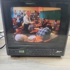 Zenith Lm8833 9  Portable Crt Tv Black Retro Gaming Cube 14-11679p9 Works