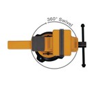 Dewalt 6    4400lb Capacity Bench Vise W  Anvil  Yellow black Dxmf06bv Damaged Box