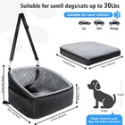 Dog Car Seat For Small Medium Dogs detachable Washable Dog Booster Seat
