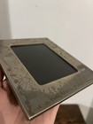 Vintage Silverplate Birth Record Baby Photo Frame 4    X 3    Elegant Timeless