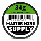 Nichrome 80 - 25ft - 34 Gauge Wire 34g - 0 16mm - 0 006in - Master Wire Supply