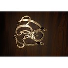 Virginia Metalcrafters George Washington Cypher Brass Trivet Wall Hanging 10-14