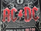 Vintage Ac dc World Tour Bandana 2008-2009  Bright Graphics  Rare  
