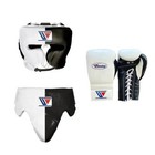 Winning Boxing Kit - Gloves   Head Guard  Groin Guard - Premium Boxing Sets