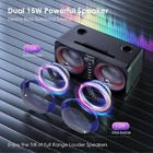 Karaoke Machine Bluetooth Speaker Pa System W  2 Wireless Microphones Bass echo