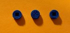 3-pack Rubber Mouse Pointer Trackpoint Blue Cap For Dell Laptops W 2 8mm Peg