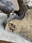 River Otter Wood Carving Sculpture Realistic Animal Figurine Signed J t k     94
