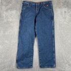 Wrangler Fr Riggs Workwear Carpenter Jeans Mens 36x30 Blue Denim Flame Resistant
