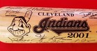 2001 Cleveland Indians Team Roster Signatures Wood Bat  1 2001 Mlb New mint Nike