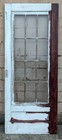 31 x81  Antique Vintage Old Wood Wooden Storm Screen Exterior Door Window Glass