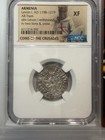 Ngc Xf Armenia Levon I Ar Tram Ad 1198-1219 Silver Coin Coins Of The Crusades