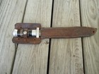 Vtg  Ww2 Us Theater Made Fighting Knife Large 14 Iinch With Sheath