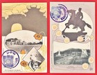 1906 Japan 3 Art Postcards Folder Formosa Taiwan Under Japanese Rule Governor