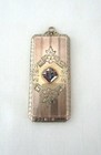 Antique  Knights Of Columbus  Fraternal  Gold Filled  Stamp Case  Locket  Fob