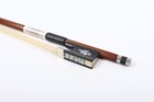 4 4 Violin Bow Brazilwood Octagonal Bow Ebony Frog White Horsehair Well Balanced