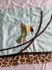 Lambs   Ivy Toucan Animal Print Valance Turquoise Giraffe Print Nursery
