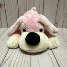 Fao Schwarz Patrick And Penelope Dog Plush Stuffed Animal Pup Set Laying 6 Inch