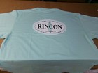 Rincon Surf Breaks 7 5 Oz 100  Cotton Classic Thick Tight Neck S  Sleeve T-shirt