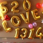 16  Gold Number 6 Mylar Foil Balloon Backdrop Party Events Decorations Supplies