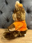 Vintage 70s A w Root Beer Rooty The Great Root Bear Plush Mascot Stuffed Animal