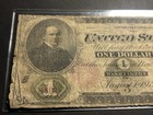 1862  1 Legal Tender Note     Circulated     Cheap Type Example