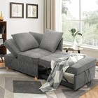 4-in-1 Sofa Bed Chair Convertible Chair Bed 5 Adjustable Backrest With 2 Pillow 