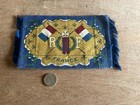 France Tobacco Cigar Felt Battle Axe Crossed Flags R f  Early 1900s 4 75x7 25