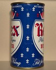 Rex Pale Lager Flat Top Beer Can   Air Sealed Empty    Maier Brewing  Los Angele