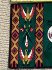C1912 Indian Blanket Flannel Rug Tobacco Felt Cigarette Vintage Native American5