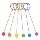 Champion Sports Sbset 5 5  Diameter Swing Ball Set - Assorted Colors  6 set  New