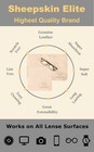 Natural Chamois Leather Eyeglass Cleaning Cloth Camera Lens Cleaning Cloths S   