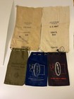 Vintage Bank Canvas Money Bags Lot Of 5