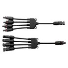 Y Branch Cable Connection Waterproof Adapter Connector Extension For Solar Panel