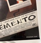    memento    Christopher Nolan Breakout 2001 Film Original Movie Theater Poster Ss