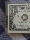  1 1999 One Us Dollar Bill Note  Off Center Error Au