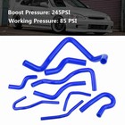 9pcs set Silicone Auto Radiator Hose Kit For  D15 D16 Sohc Eg ek 1992 2000    