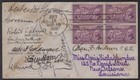 1937 N  W  Territory Sc 795 Block  7 Rare   Famous Signatures  To Viola Wunder